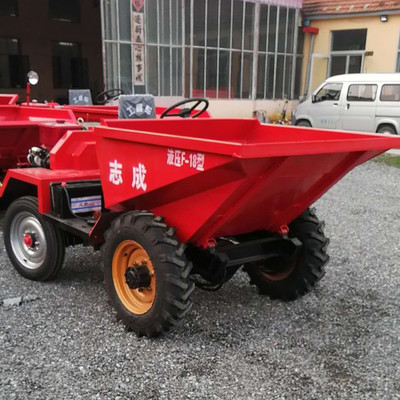 志成机械FC-10柴油电启动翻斗车 工地运输沙灰的高效可靠之选